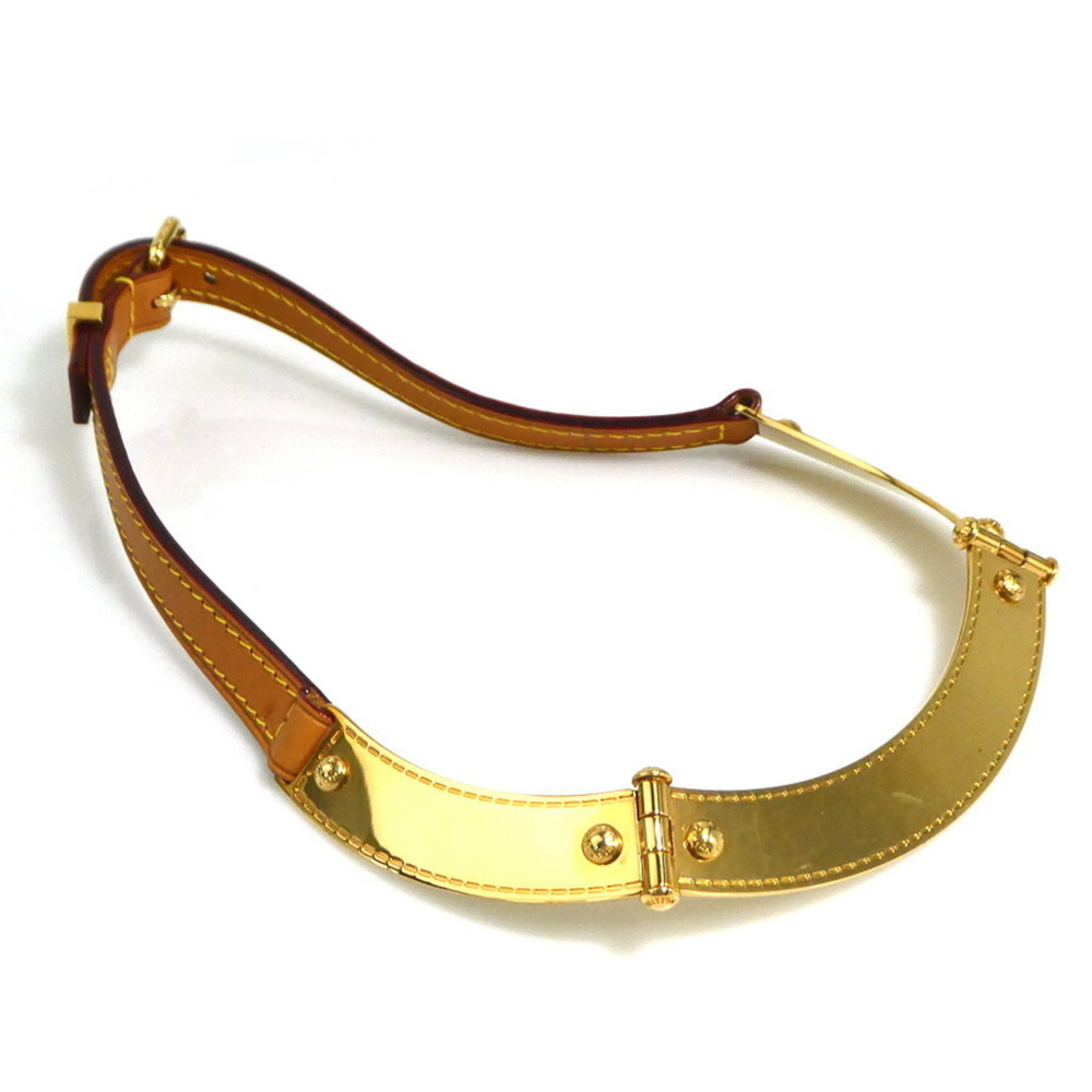 LOUIS VUITTON Brown Leather Necklace - Picture 2 of 5